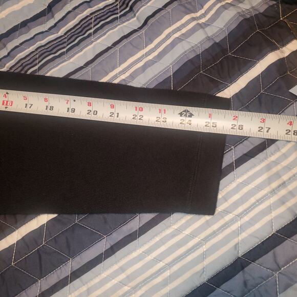 Eddie Bauer Size L Black Cotton Wool Long Sleeve V-Neck Pullover Casual Preppy - Picture 8 of 8